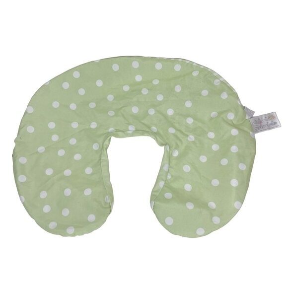 Boppy Nursing Infant Baby Pillow Cover Mint Green Polka-Dot - Picture 1 of 4